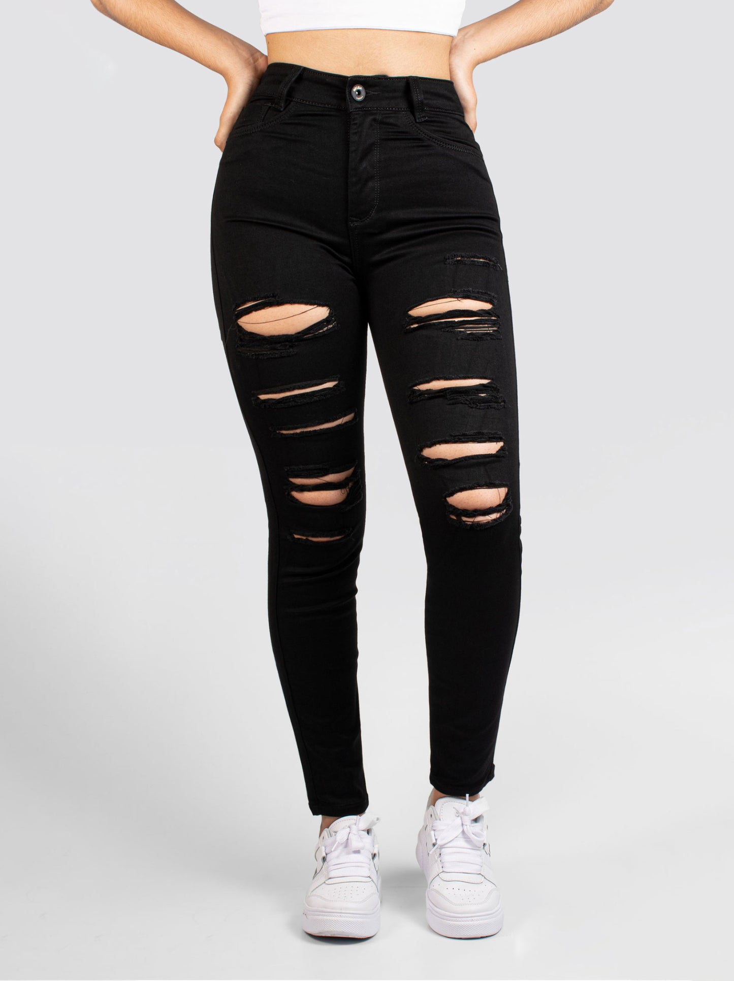 Jeans Skinny Strech, Tiro Alto Ref 1149