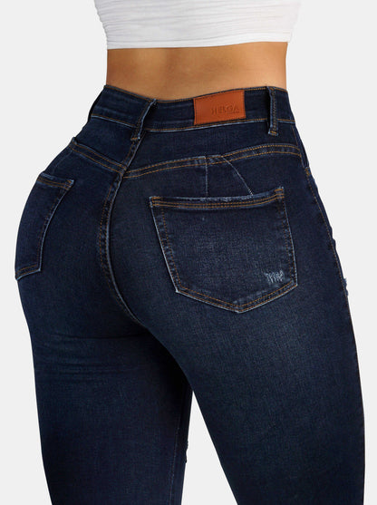 Jeans Skinny Strech, Tiro Alto Ref 1172