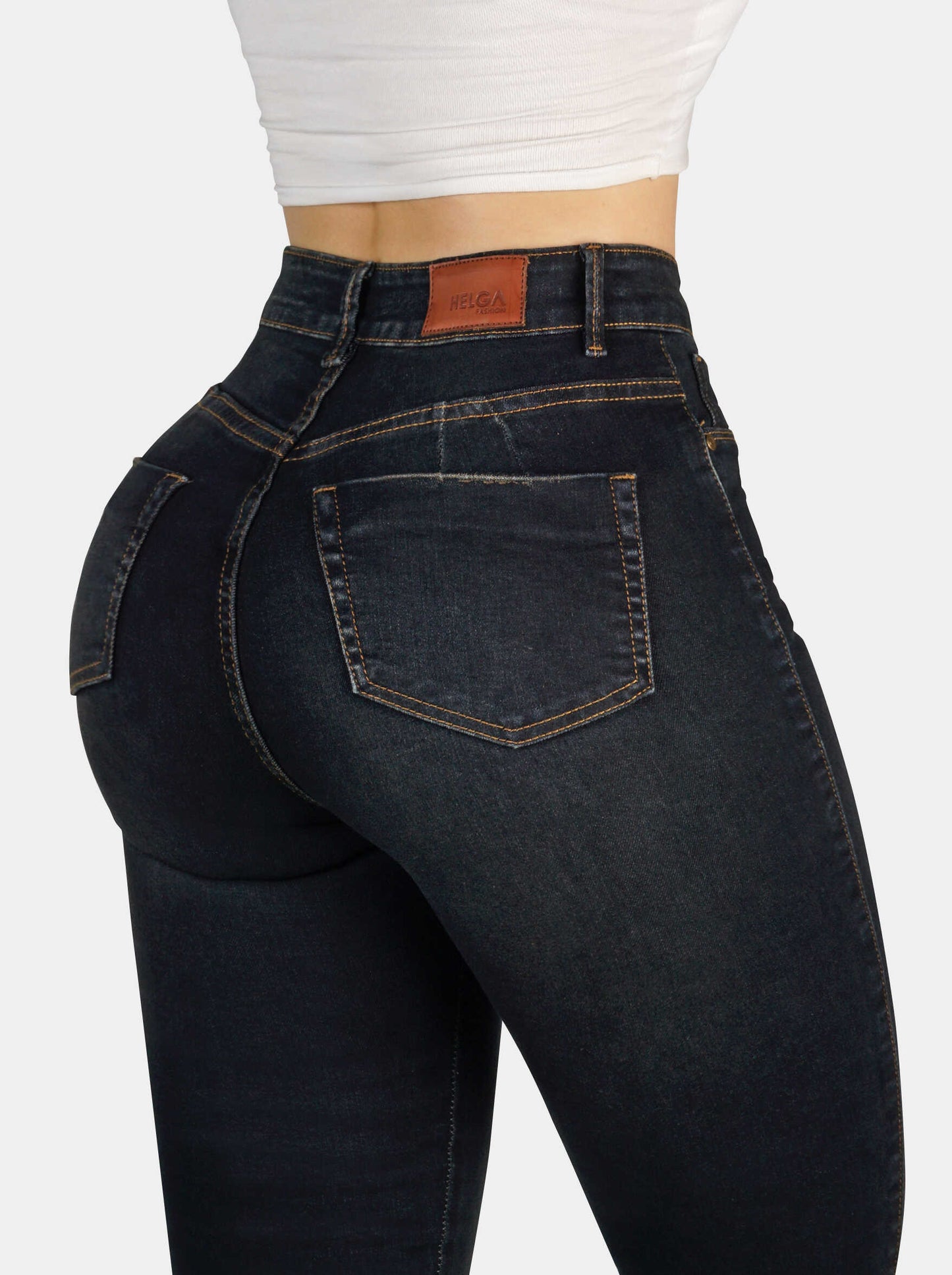 Jeans Skinny Strech, Tiro Alto Ref 1175