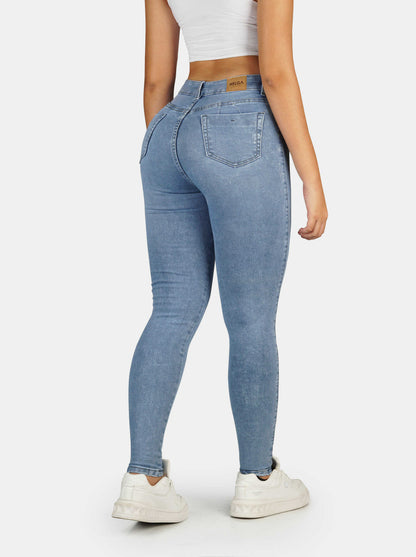 Jeans Skinny Strech, Tiro Alto Ref 1176