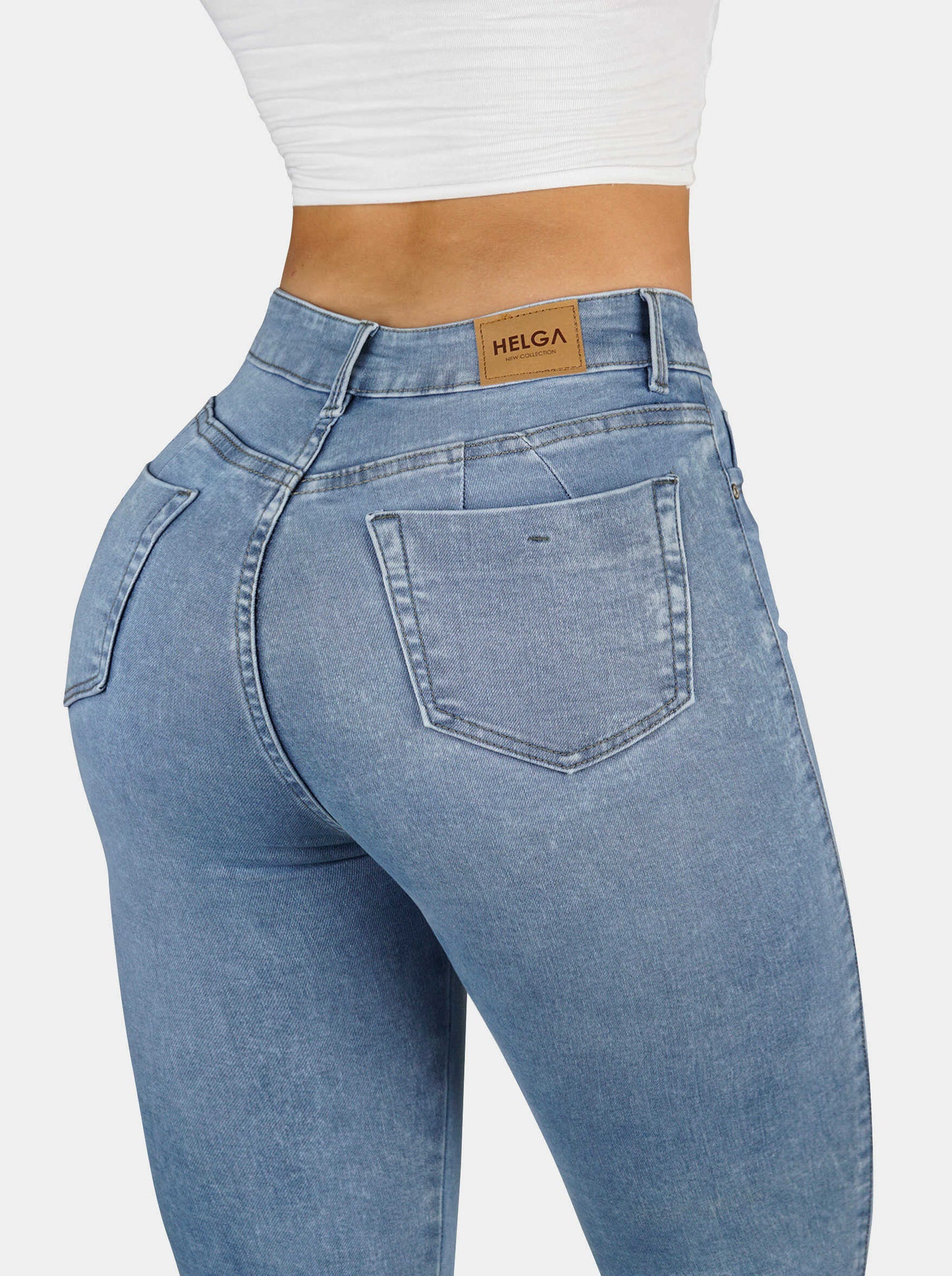 Jeans Skinny Strech, Tiro Alto Ref 1176