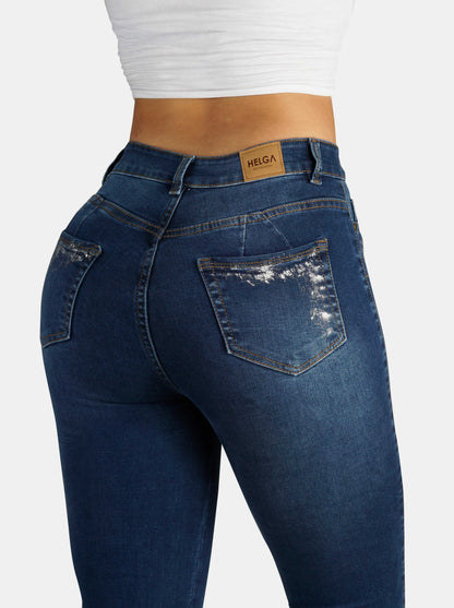 Jeans Skinny Strech, Tiro Alto Ref 1178