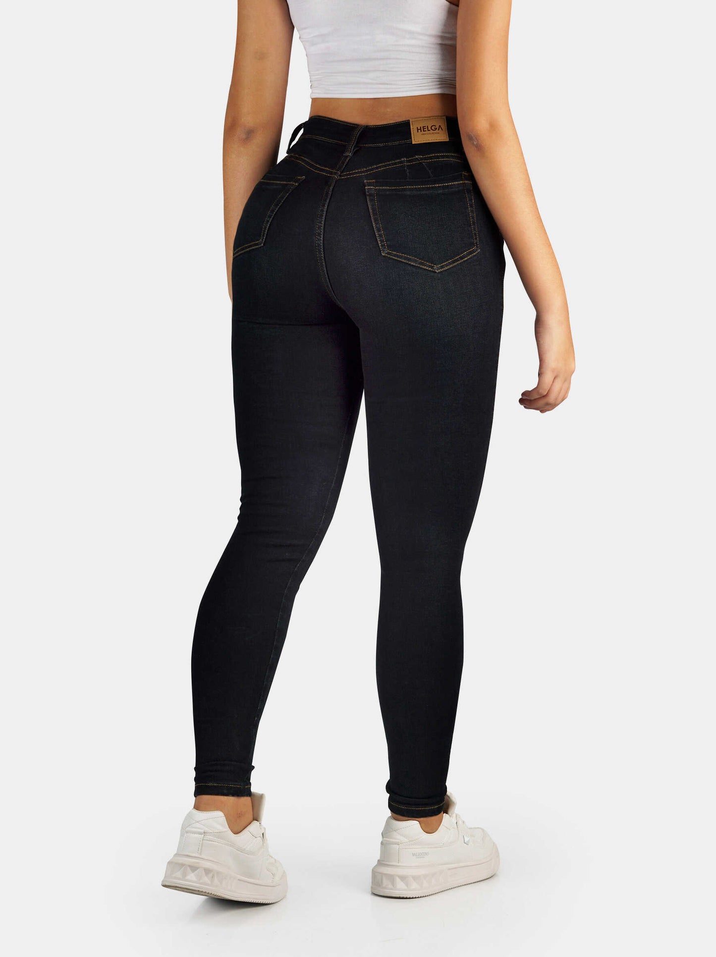 Jeans Skinny Strech, Tiro Alto Ref 1180