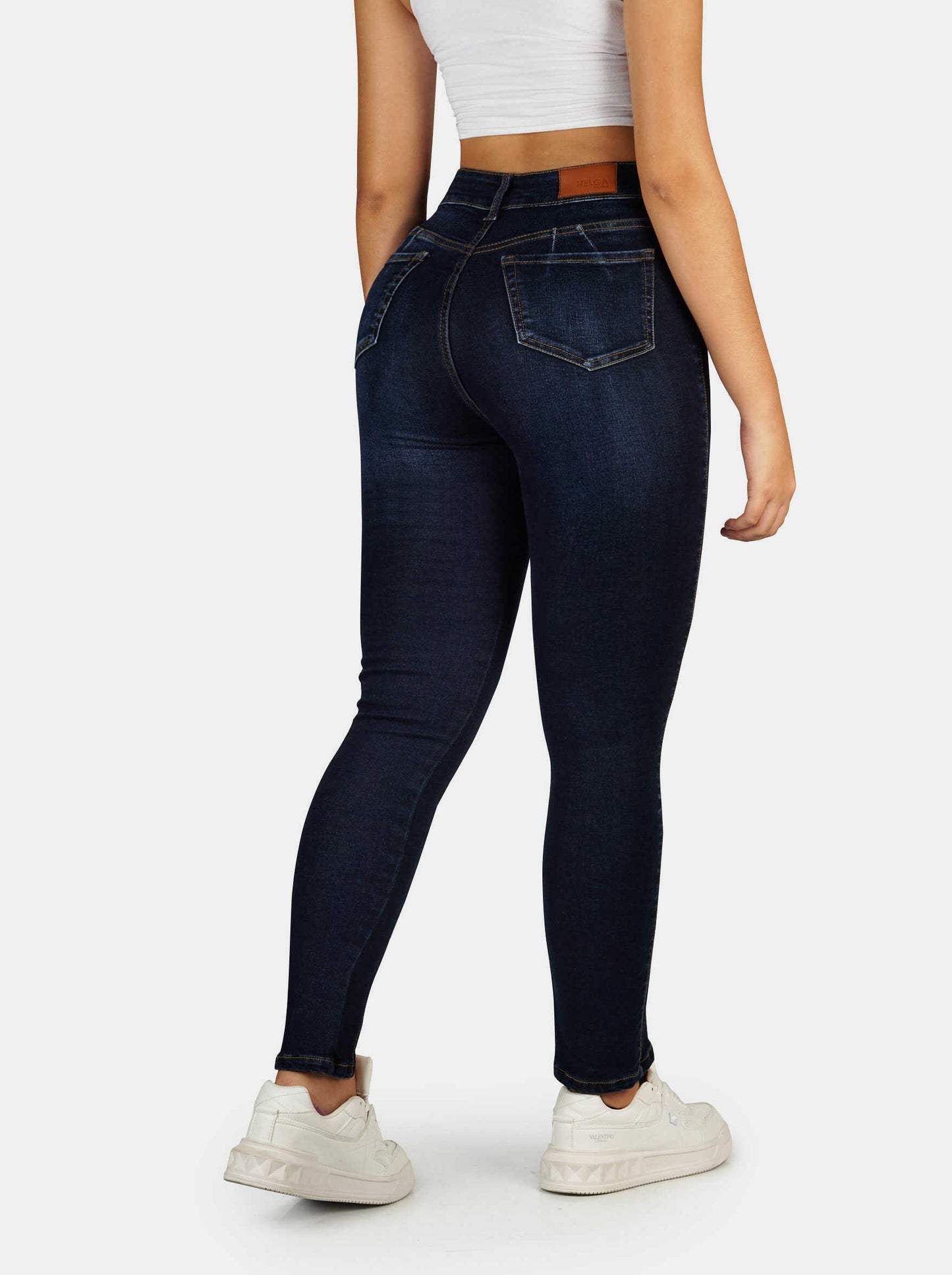 Jeans Skinny Strech, Tiro Alto Ref 1192