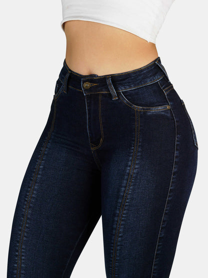 Jeans Skinny Strech, Tiro Alto Ref 1192