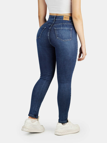 Jeans Skinny Strech, Tiro Alto Ref 1198