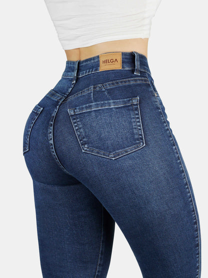 Jeans Skinny Strech, Tiro Alto Ref 1198