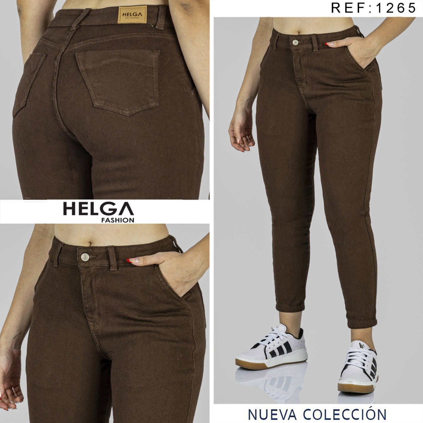 Jeans Skinny Strech, Tiro Alto Ref 1265