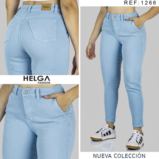 Jeans Skinny Strech, Tiro Alto Ref 1266