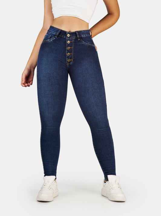 Jeans Skinny Strech, Tiro Alto Ref 1282